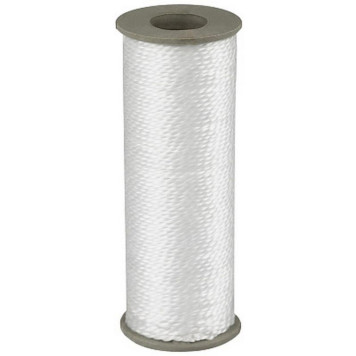 082286 Нить крученая, двухпрядная полипропиленовая, d= 1, 3мм, l=50м.на катушке