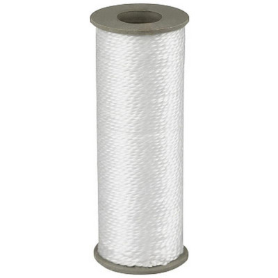 082286 Нить крученая, двухпрядная полипропиленовая, d= 1, 3мм, l=50м.на катушке