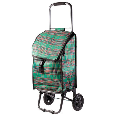 093543 Тележка с сумкой 'Клетка' D203 'Рыжий кот'