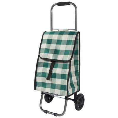 093581 Тележка с сумкой 'Green' D203 'Рыжий кот'