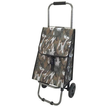 093582 Тележка с сумкой 'ХАКИ' D203 'Рыжий кот'