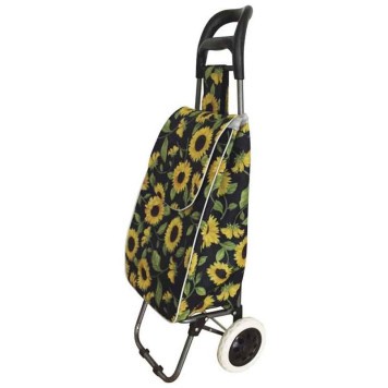 093588 Тележка с сумкой ' Подсолнух' A204 ' Рыжий кот' 