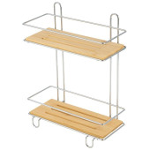 101245 Полка двухъярусная BAMBOO-03 (26х11.5х34см) 101245 Полка двухъярусная BAMBOO-03 (26х11.5х34см)