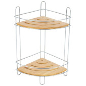101246 Полка двухъярусная BAMBOO-04 (19,5х19.5х36.5см) угловая 101246 Полка двухъярусная BAMBOO-04 (19,5х19.5х36.5см) угловая