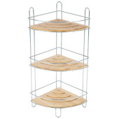 101247 Полка трехъярусная BAMBOO-05 (19.5х19.5х48.5см) угловая 101247 Полка трехъярусная BAMBOO-05 (19.5х19.5х48.5см) угловая