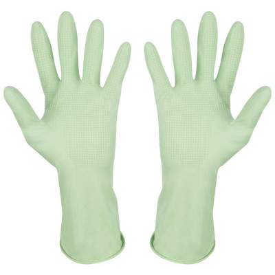 101280 Перчатки латексные, р-р L (с хлопковым напылением)