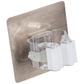 102289 Держатель для швабр и инструмента (8х8см) 1шт 102289 Держатель для швабр и инструмента (8х8см) 1шт