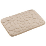 102514 Коврик для ванной 'Stone' 40х60см, цвет - бежевый