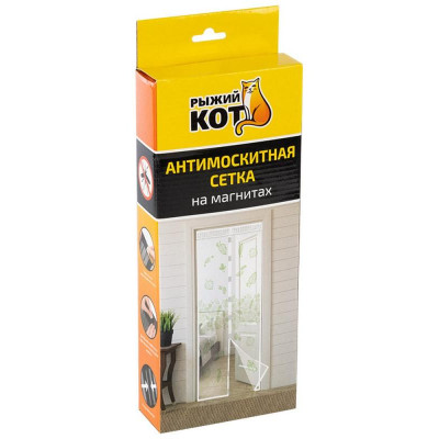 103710 Сетка антимоскитная на магнитах ' Капутомоскито' (100х210см, дизайн Листья)-1