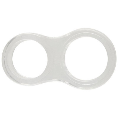 103716 Стоппер/защита на ручку двери, прозрачный, 1шт-2