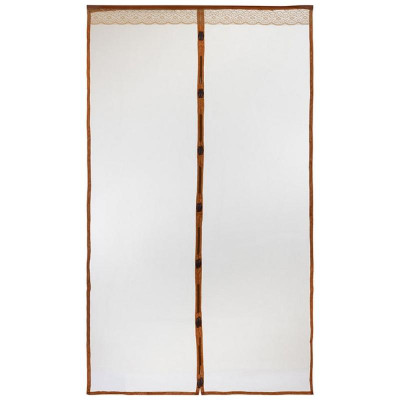 103728 Противомоскитная сетка ' Капутомоскито' на магнитах ' Птички' коричневый (120x210см)