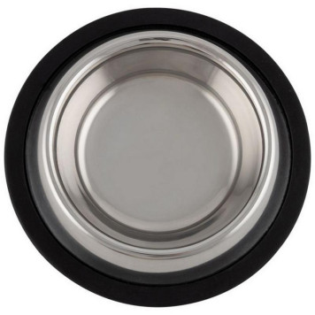 104119 Миска с антискользящим дном, нерж.сталь, резина, 15.5см, 200мл-2