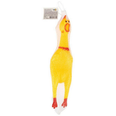 104153 Игрушка-пищалка Курица 30см-2