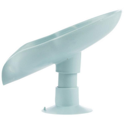 104258 Подставка для мыла и губки со стоком воды 14х9х10см-2