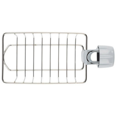 104264 Держатель регулируемый для мыла/губки на кран 23.5х10.5х5.5см (металл)-2