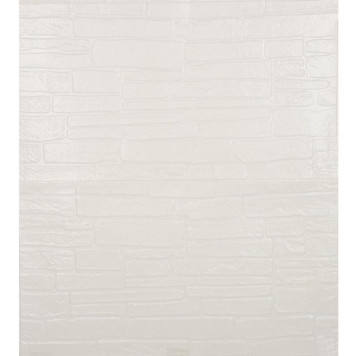 104416 Панель самоклеящаяся Камень 70х77см, белый Рыжий кот