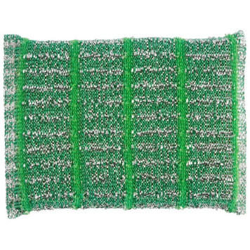 104450 Губка для мытья посуды SM-07, 12х9х1.5см-1