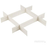 104477 Разделители для ящиков, 4шт, цвет - белый