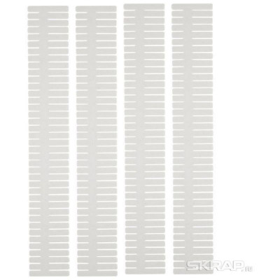 104477 Разделители для ящиков, 4шт, цвет - белый-1