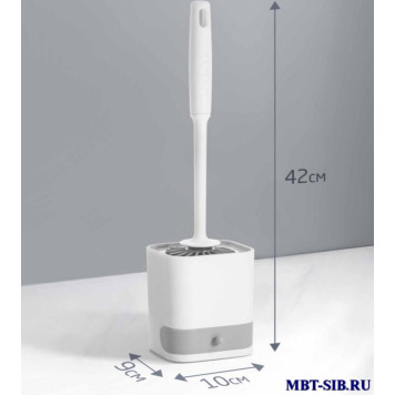 104830 Щетка туалетная TANGER LTB-02 с поддоном (ТПР) Leonord-4