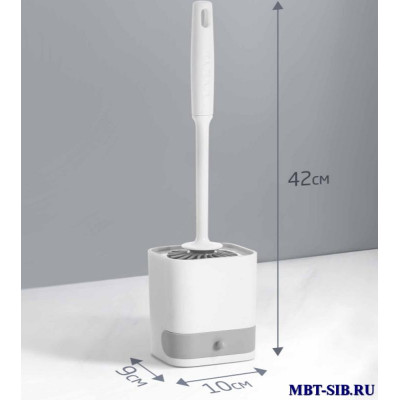 104830 Щетка туалетная TANGER LTB-02 с поддоном (ТПР) Leonord-4