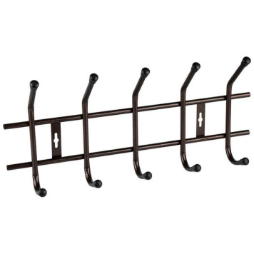 104848 Вешалка настенная Gancio 5 крючков бронза-1