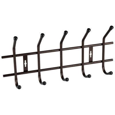 104848 Вешалка настенная Gancio 5 крючков бронза-1