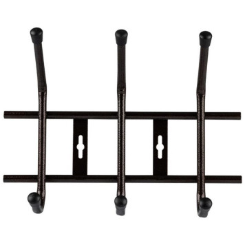 104849 Вешалка настенная Gancio 3 крючка бронза