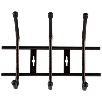 104849 Вешалка настенная Gancio 3 крючка бронза