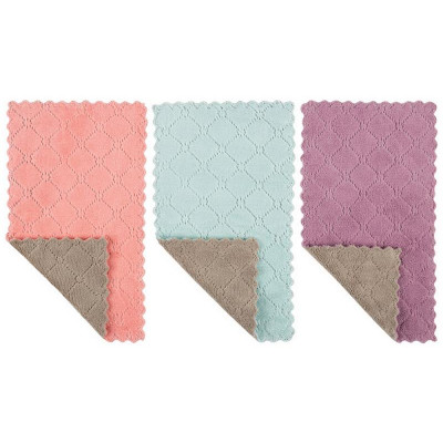 104908 Набор салфеток из микрофибры 3шт супервпитывающие-1