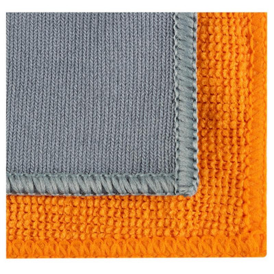 104909 Набор салфеток из микрофибры 2шт для мытья окон Leonord (30х30см)-3