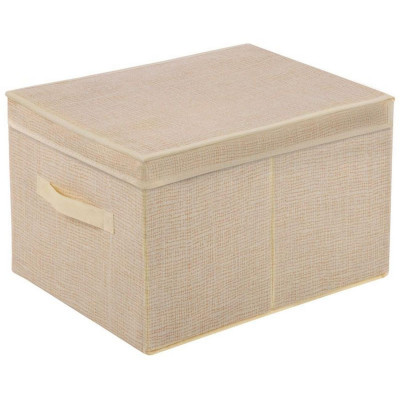 104960 Коробка для хранения с ручкой Leonord (30х40х25см) текстиль