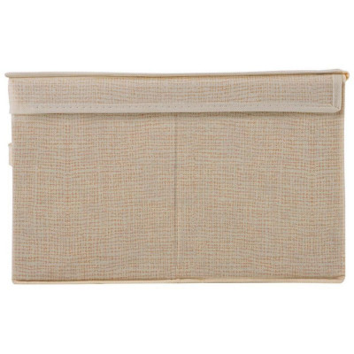 104960 Коробка для хранения с ручкой Leonord (30х40х25см) текстиль-5