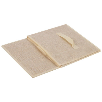 104960 Коробка для хранения с ручкой Leonord (30х40х25см) текстиль-6