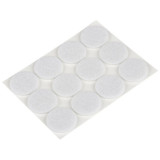 105205 Накладки-протекторы для мебели самоклеящиеся (12шт) 28мм белый ' Рыжий кот' 