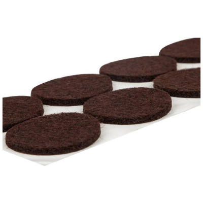 105206 Накладки-протекторы для мебели самоклеящиеся (8шт) 35мм коричневый' Рыжий кот' -2