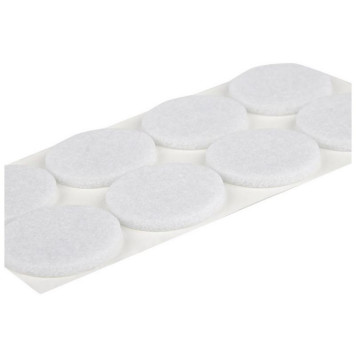 105207 Накладки-протекторы для мебели самоклеящиеся (8шт) 35мм белый ' Рыжий кот' -2