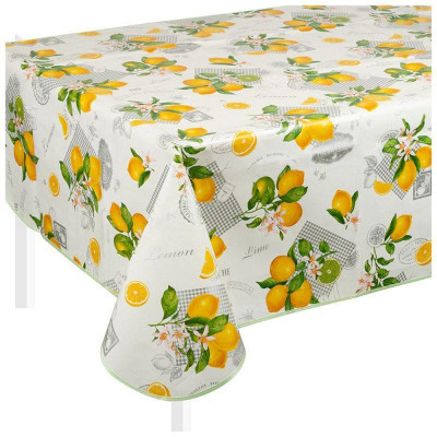 105343 Скатерть ПВХ с бейкой 135х110см коллекция 'Мажор' арт 597/30 (9623)