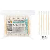 105516 Палочки ватные бамбуковые (200шт)