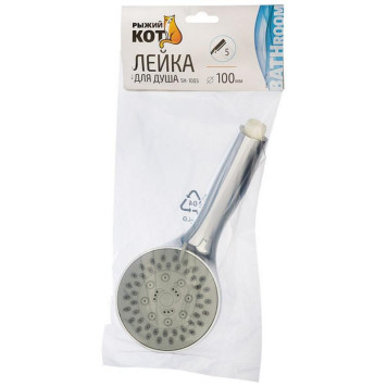 105687 Лейка для душа SH-1003, 100мм Рыжий кот-3