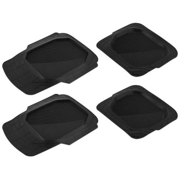 105729 Ковры для салона автомобиля 'Рыжий кот' 4шт, универсальные, резиновые, с бортом