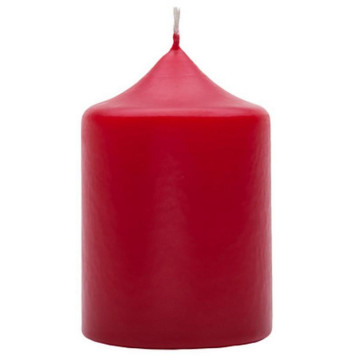 105754 Свеча Deco 60х85мм бордо