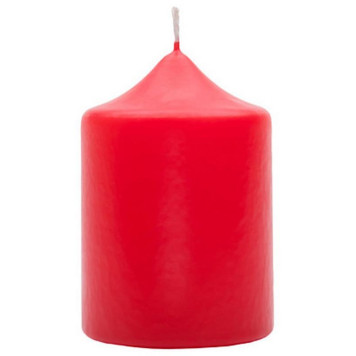 105755 Свеча Deco 60х85мм красная