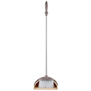 105806 Набор для уборки BROOM (совок откидной, щетка) Рыжий кот-3