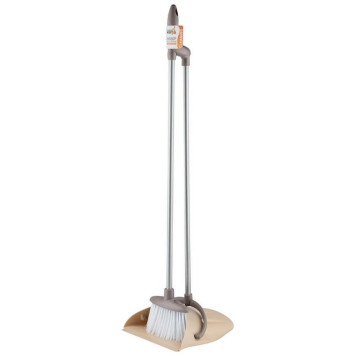 105806 Набор для уборки BROOM (совок откидной, щетка) Рыжий кот-4