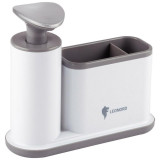 105845 Диспенсер для жидкого мыла SAUBER с органайзером Leonord