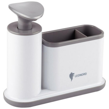 105845 Диспенсер для жидкого мыла SAUBER с органайзером Leonord