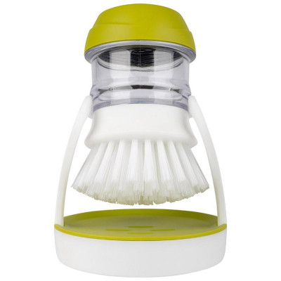 105850 Щётка для мытья посуды SAUBER с дозатором для моющего средства Leonord-1