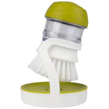 105850 Щётка для мытья посуды SAUBER с дозатором для моющего средства Leonord-4