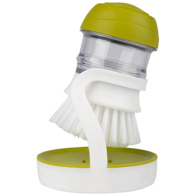 105850 Щётка для мытья посуды SAUBER с дозатором для моющего средства Leonord-4